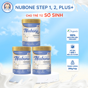Sữa Bột Công Thức Nubone Step 1, 2, Plus+ Bổ Sung Vitamin Hỗ Trợ Tiêu Hoá Phát Triển Chiều Cao 750g