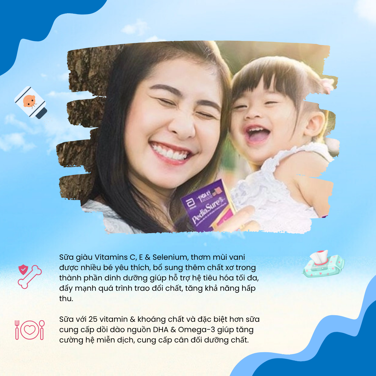 Thùng Sữa Hộp Pha Sẵn Pediasure Bổ Sung Vitamin DHA Cải Thiện Sức Khỏe Cân Nặng Và Trí Não - Ảnh 5