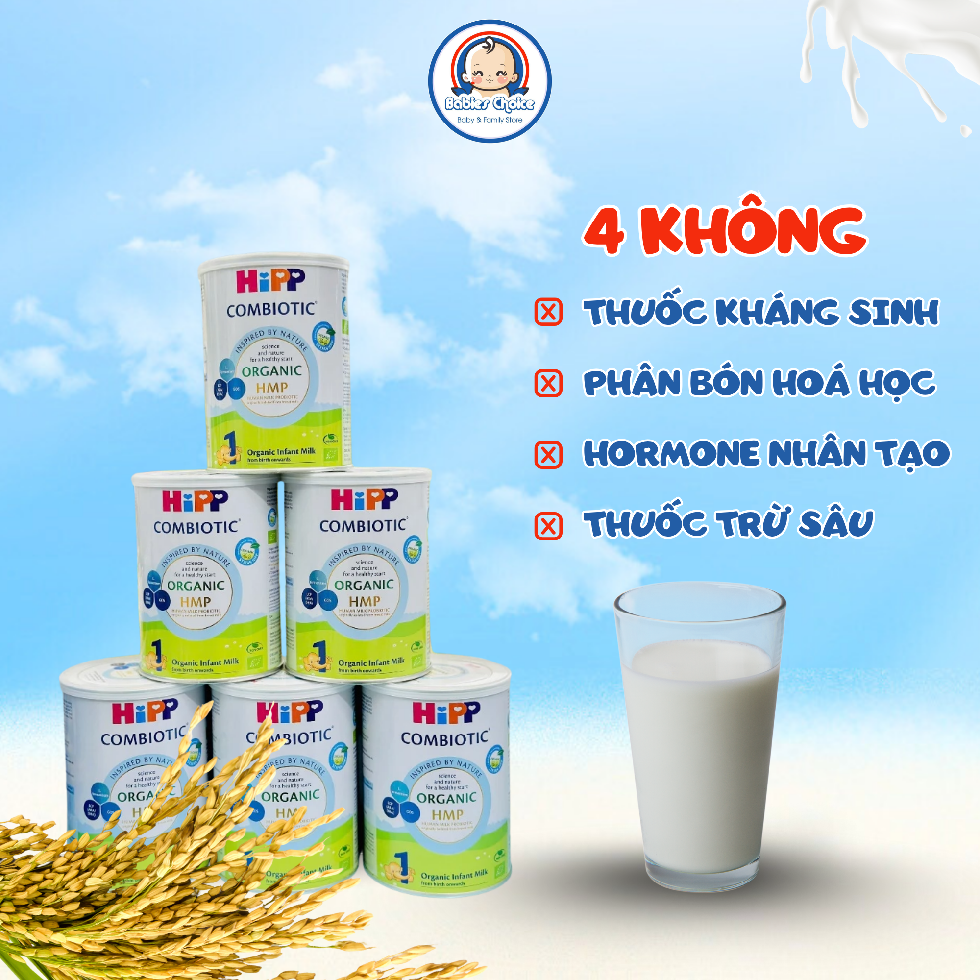 Sữa Công Thức Hipp Dê Organic Lon 400g Giúp Bé Phát Triển Chiều Cao, Trí Não, Tiêu Hoá - Ảnh 2