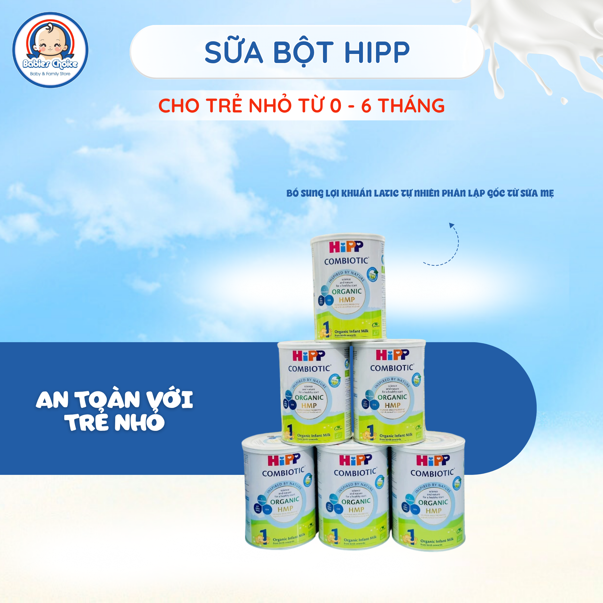 Sữa Công Thức Hipp Dê Organic Lon 400g Giúp Bé Phát Triển Chiều Cao, Trí Não, Tiêu Hoá - Ảnh 3