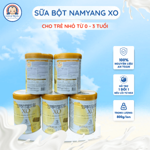 Sữa Bột Namyang XO Số 1 2 3 Nội Địa Hàn Quốc Phân Phối Chính Hãng Lon 800g
