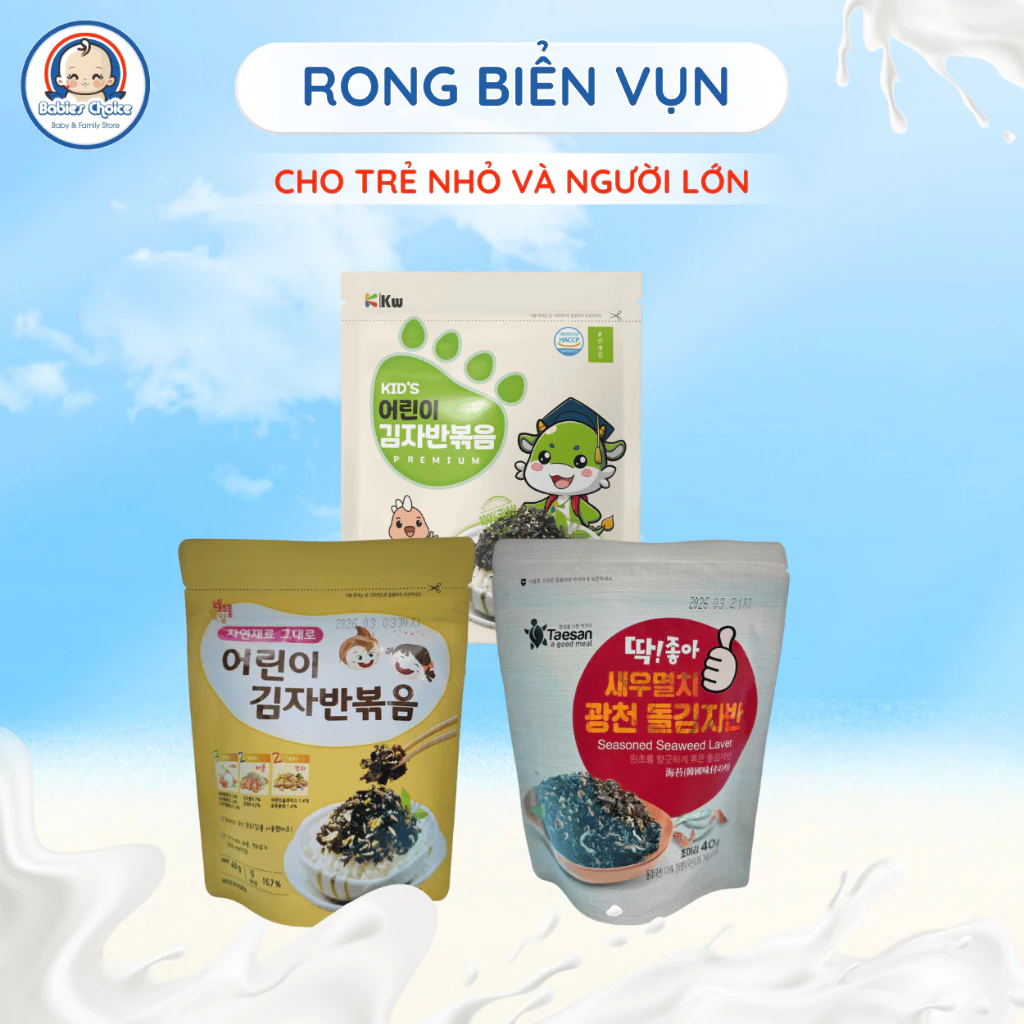 Rong Biển Vụn Trộn Cơm Cho Trẻ Em Giàu Dinh Dưỡng Tốt Cho Sức Khỏe Giúp Bé Ăn Ngon