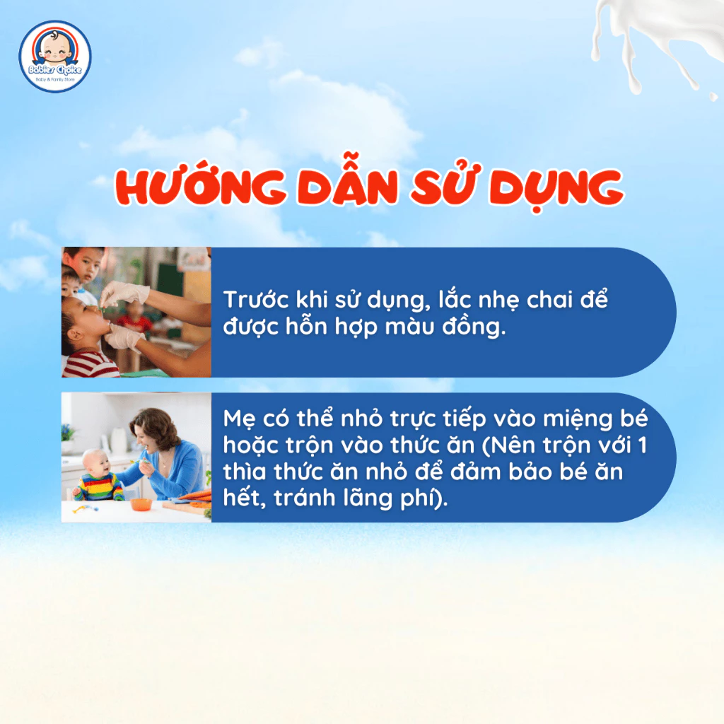 Vitamin D3 Cho Trẻ Sơ Sinh Baby Ddrops 400IU Hỗ Trợ Hấp Thu Canxi Cho Xương Răng Chắc Khỏe 2.5ml - Ảnh 5